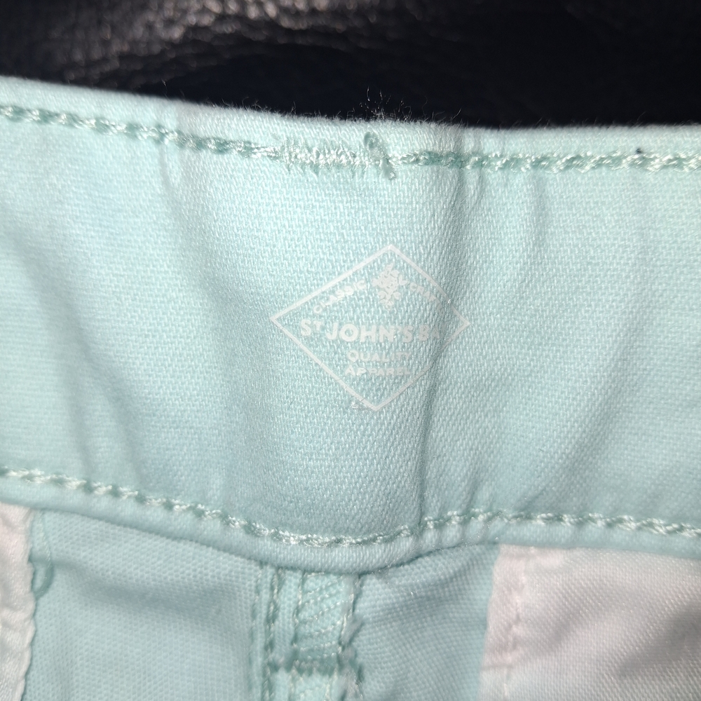St. John's Bay Women's Aqua Skinny Jeans - Picture 3 of 3